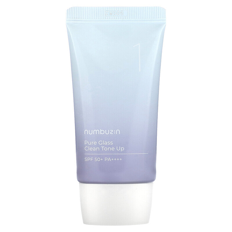 Numbuzin, Pure Glass Clean Tone Up, SPF 50+ PA ++++, № 1, 50 мл (1,69 жидк. Унции)
Numbuzin, Pure Glass Clean Tone Up, SPF 50+ PA ++++, № 1, 50 мл (1,69 жидк. Унции)
