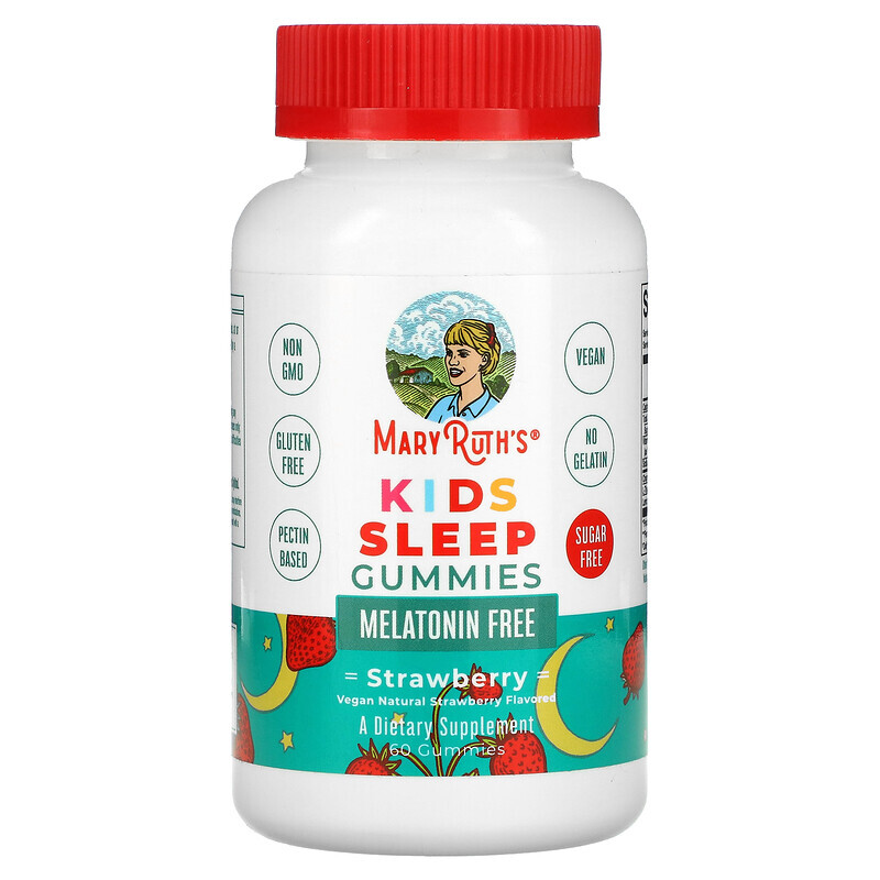 

MaryRuth Organics, Жевательные мармеладки для сна, клубника, 60 жевательных таблеток