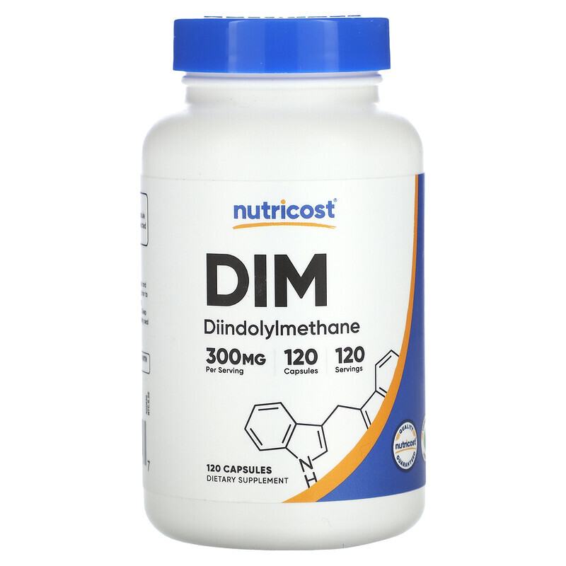 

Nutricost, DIM, 300 мг, 120 капсул