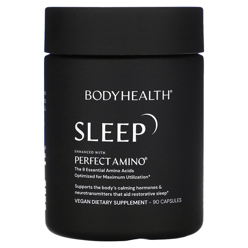 

BodyHealth, Sleep, улучшенный с помощью Perfect Amino, 90 капсул