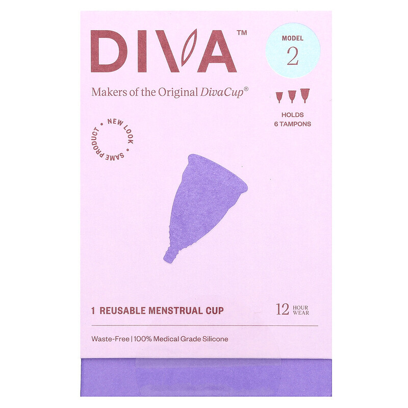 

Diva International, менструальная чаша DivaCup, модель 2, 1 шт.