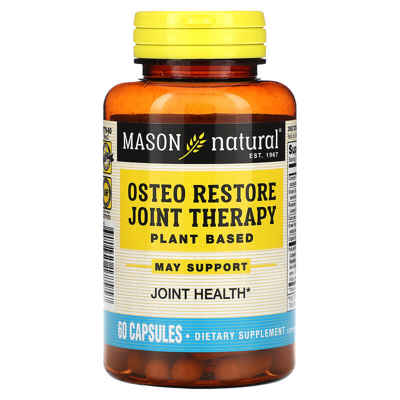 

Mason Natural, Osteo Restore Joint Therapy, 60 капсул