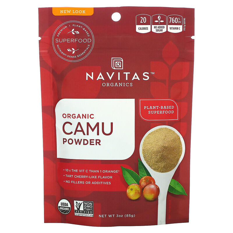 

Navitas Organics, Organic Camu Powder, Bio-Camu-Pulver, 85 g (3 oz.)