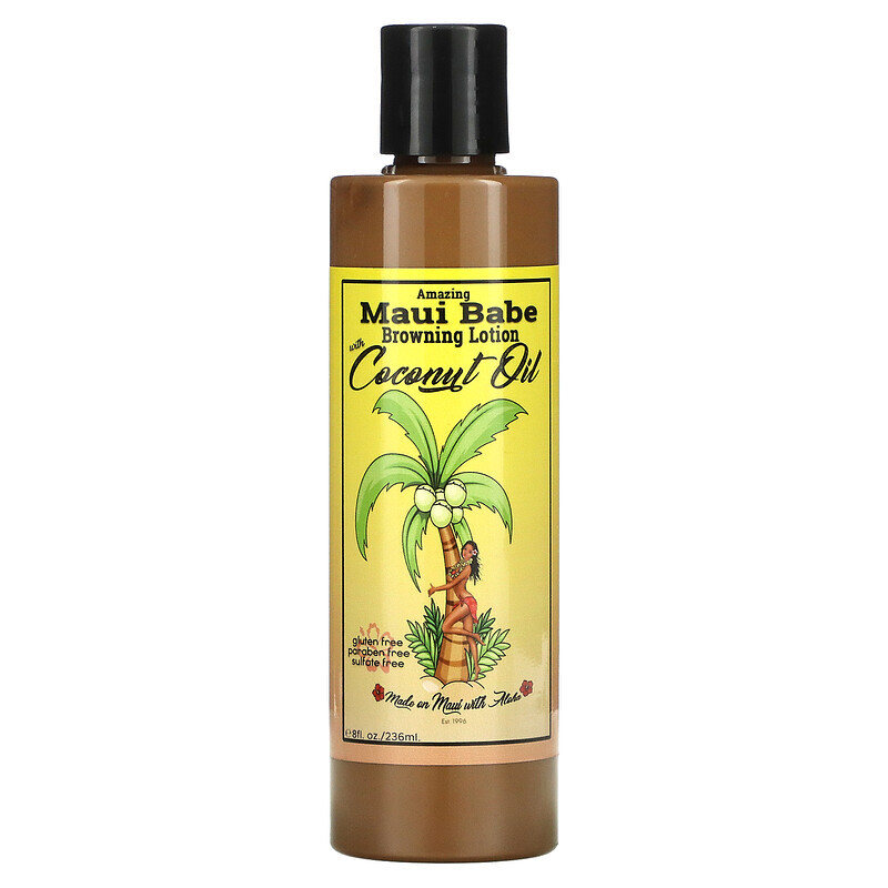 Maui Babe Amazing Browning Lotion with Coconut Oil 8 fl oz 236 ml 5148₽