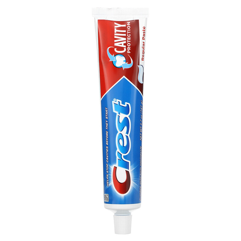 

Crest, Cavity Protection, зубная паста с фтором, обычная, 161 г (5,7 унции)