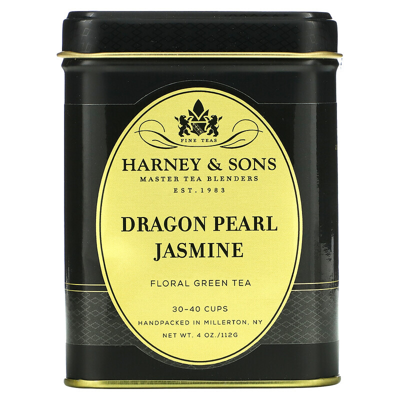 

Harney & Sons, Dragon Pearl, Jasmine Tea, 4 oz (112 g)