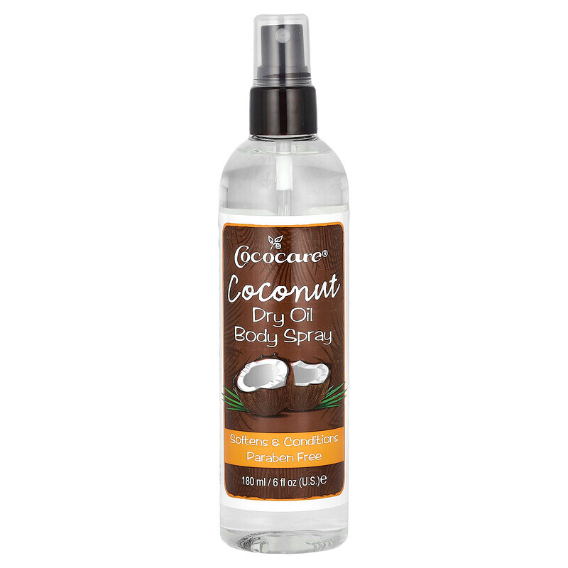 

Cococare, Coconut Dry Oil Body Spray, 6 fl oz (180 ml)