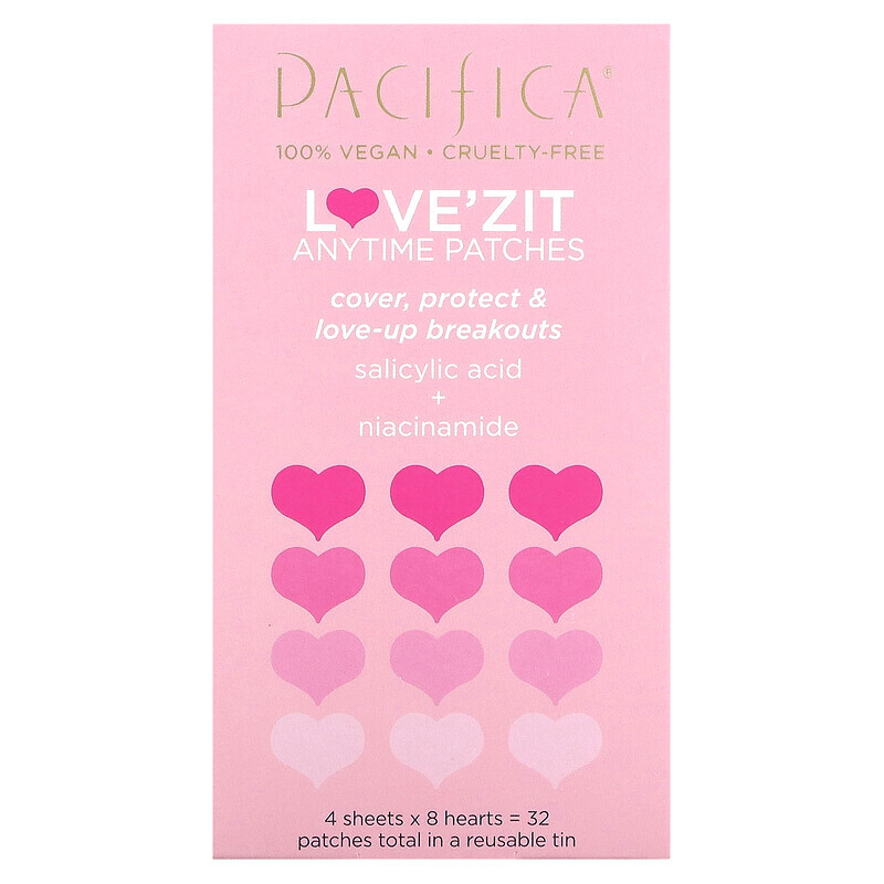 Pacifica, Love'Zit Anytime, 32 шт.