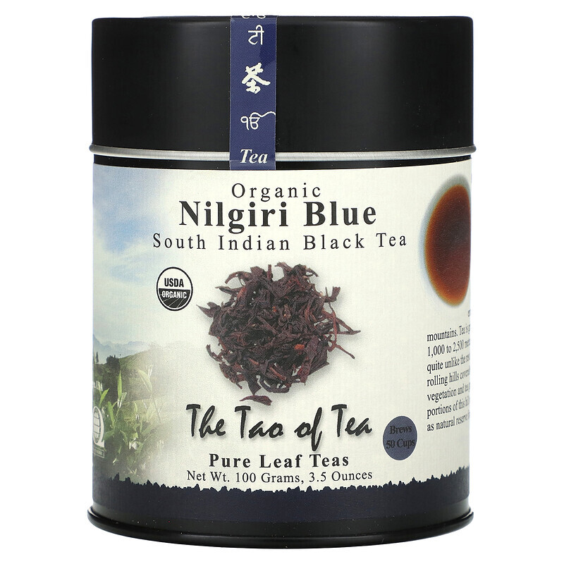 

The Tao of Tea, Organic South Indian Black Tea, Nilgiri Blue, 3.5 oz (100 g)