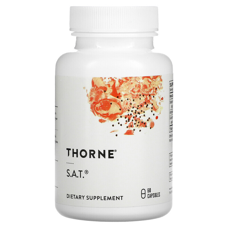 

Thorne, S.A.T., 60 капсул