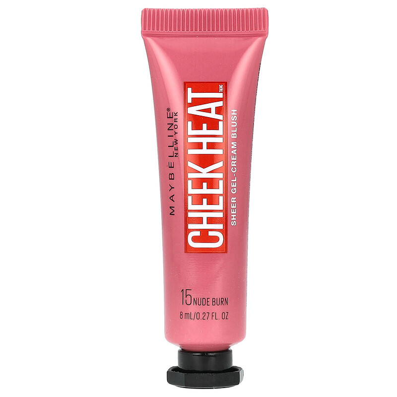 

Maybelline, Cheek Heat, Кисть для геля и крема, телесный ожог, 0,27 жидкой унции (8 мл)