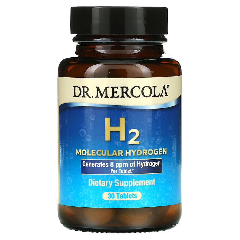 

Dr. Mercola, Молекулярный водород H2, 30 таблеток