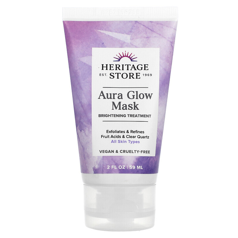 

Heritage Store, Aura Glow Beauty Mask, для всех типов кожи, 59 мл (2 жидк. Унции)