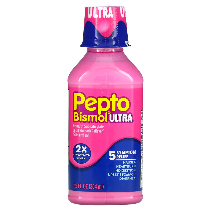 

Pepto Bismol, Пепто бисмол ультра, 354 мл (12 жидк. Унций)