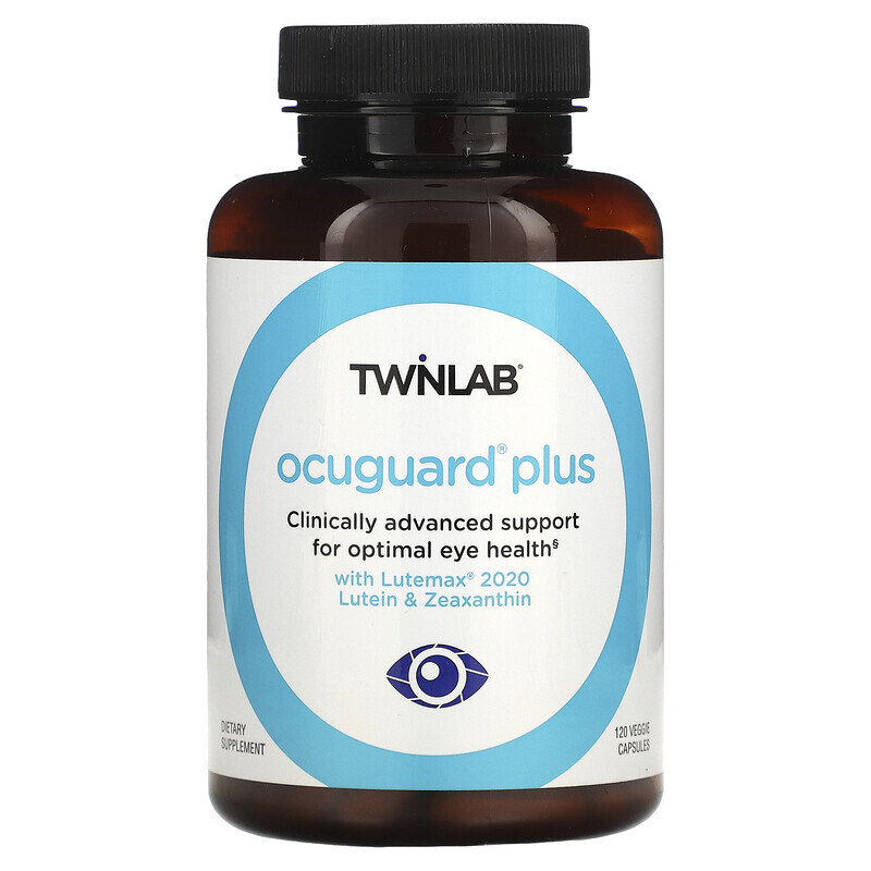 

Twinlab, OcuGuard Plus, 120 растительных капсул