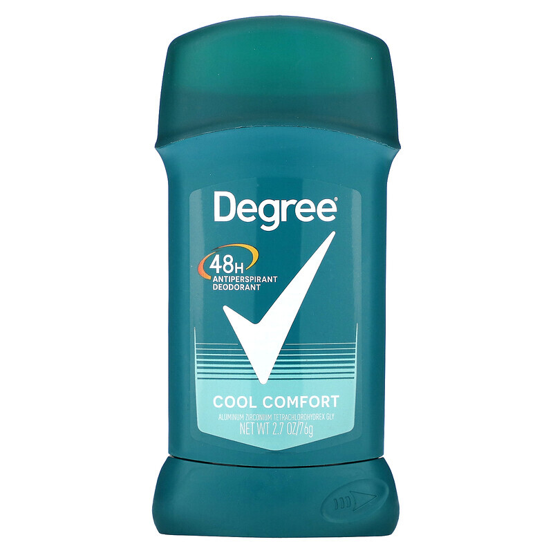 

Degree, 48 Hour Antiperspirant Deodorant, Cool Comfort, 2.7 oz (76 g)