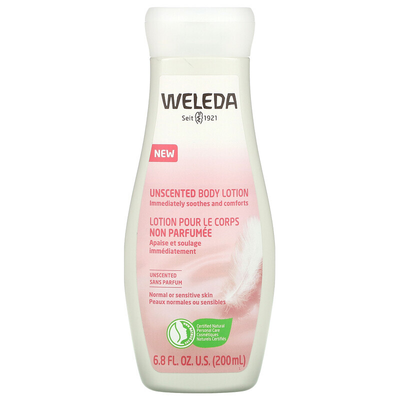 

Weleda, Unscented Body Lotion, 6.8 fl oz (200 ml)