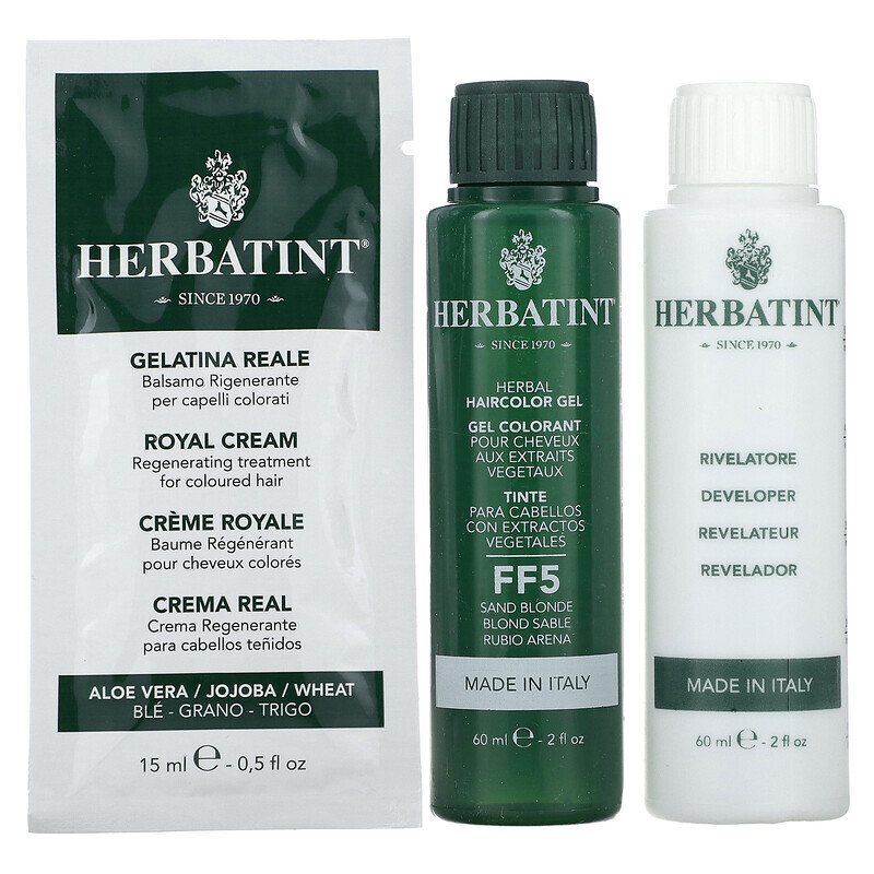 Herbatint, Permanent Haircolor Gel, FF 5, Sandblond, 135 ml (4,56 fl. oz.)