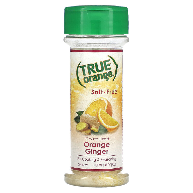 

True Citrus, True Orange, кристаллизованный апельсин и имбирь, 70 г (2,47 унции)