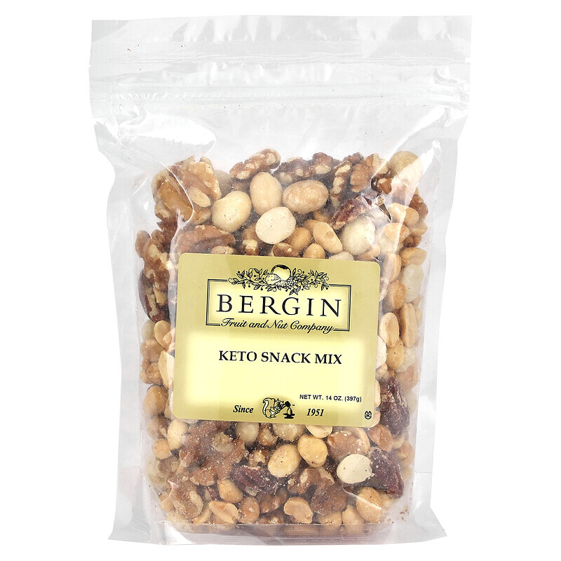 

Bergin Fruit and Nut Company, Keto Snack Mix, 397 г (14 унций)