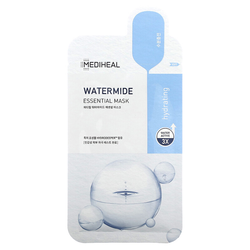 

Mediheal, Watermide, Essential Beauty Mask, 1 Sheet, 0.81 fl oz (24 ml)