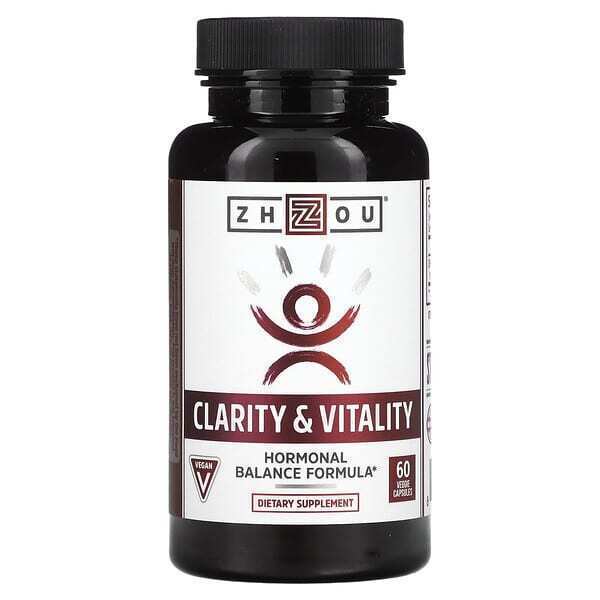 

Zhou Nutrition, Clarity & Vitality, 60 Veggie Capsules