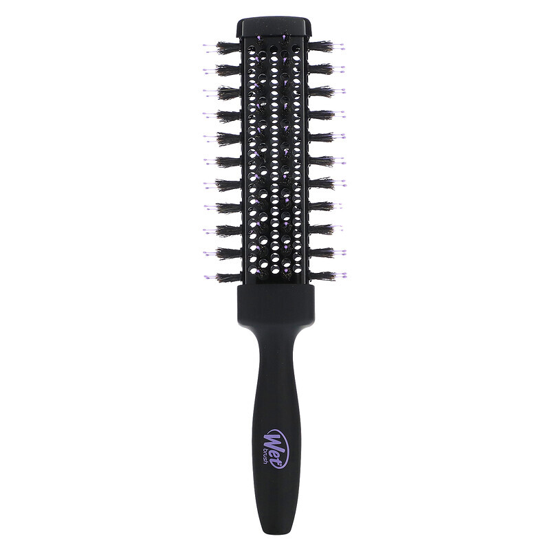 

Wet Brush, Круглая кисть Break Free, Beach Waves & Tight Curls, черная, 1 шт.