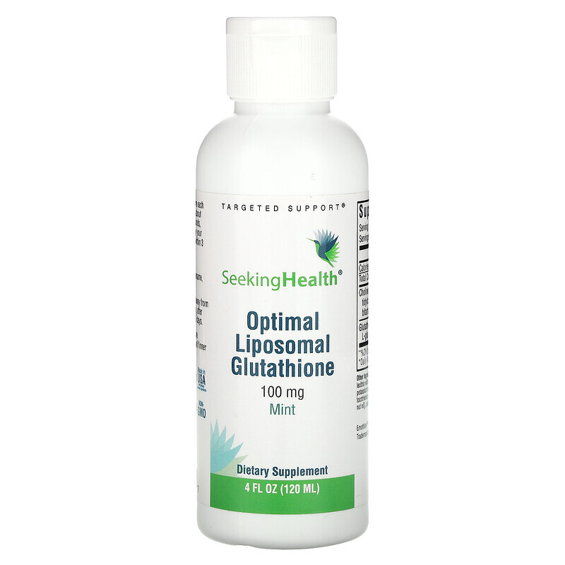 

Seeking Health, Optimal Liposomal Glutathione, Original Mint, 500 mg, 4 fl oz (120 ml)