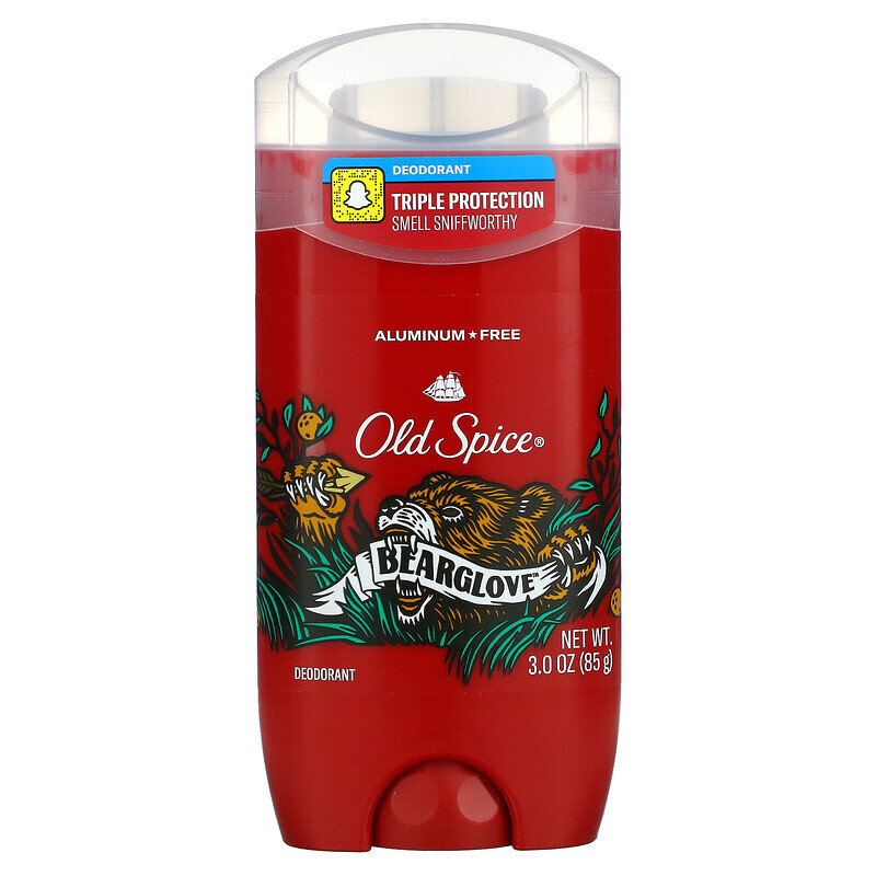 

Old Spice, Дезодорант, Bearglove, 85 г (3 унции)