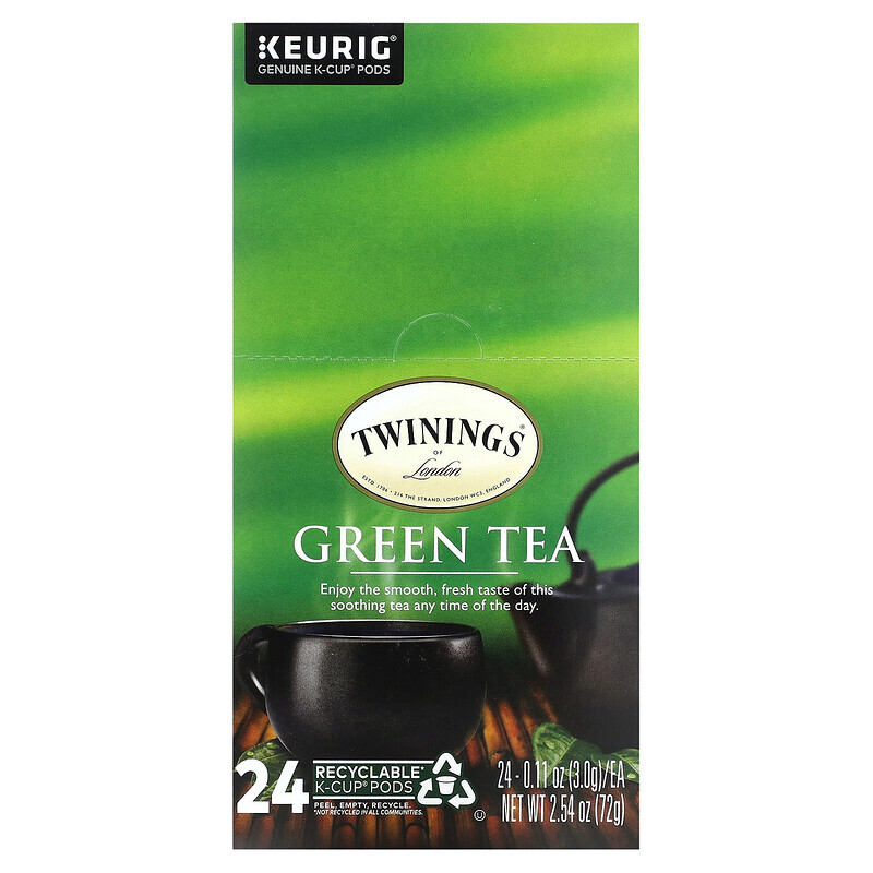 

Twinings, Grüner Tee, 24 Tassen, je 3 g (0,11 oz.)