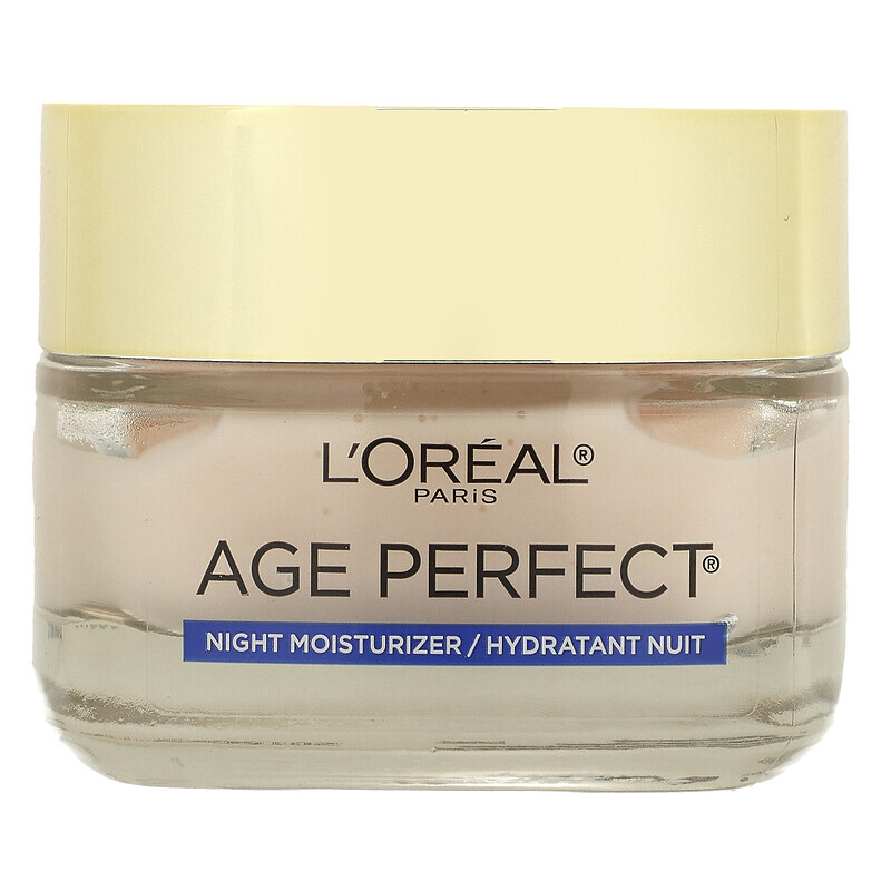 

L'Oréal, Age Perfect Rosy Tone, охлаждающее ночное увлажняющее средство, 48 г (1,7 унции)