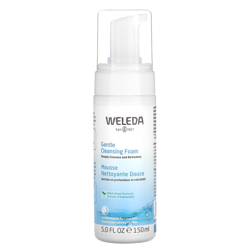 

Weleda, Gentle Cleansing Foam, Witch Hazel Extracts, 5 fl oz (150 ml)