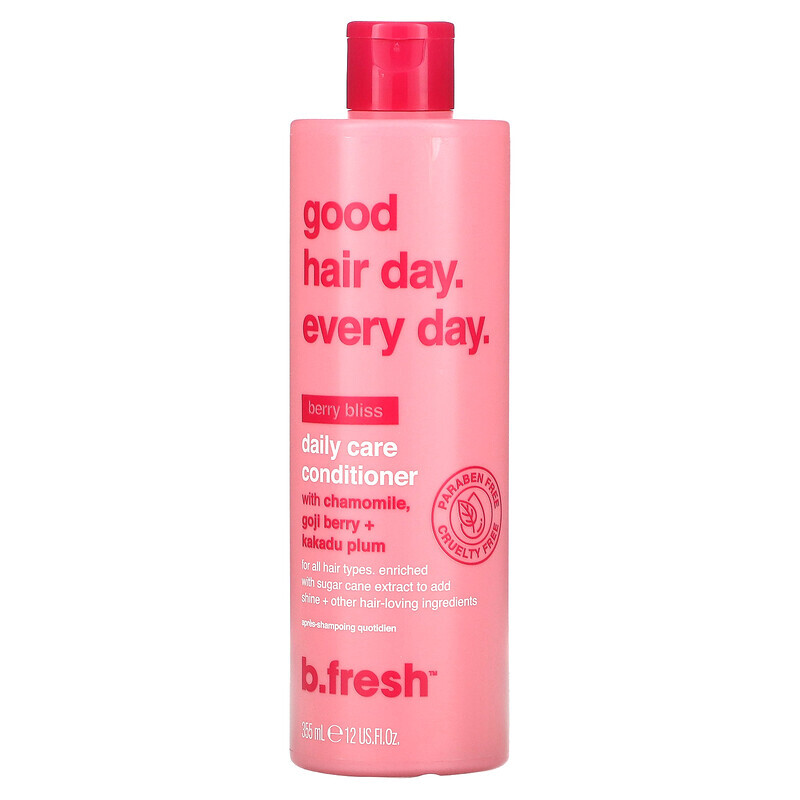 

b.fresh, Good Hair Day Every Day, кондиционер для ежедневного ухода, для всех типов волос, Berry Bliss, 355 мл (12 жидк. Унций)