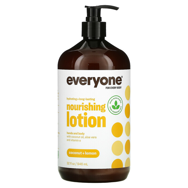 

Everyone Lotion, лосьон 3 в 1, кокос и лимон, 946 мл (32 жидк. унции)