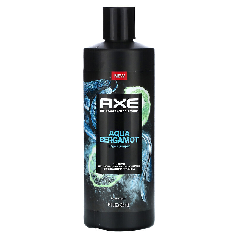 

Axe, Aqua Bergamot Duschgel, Salbei + Wacholder, 532 ml (18 fl. oz.)