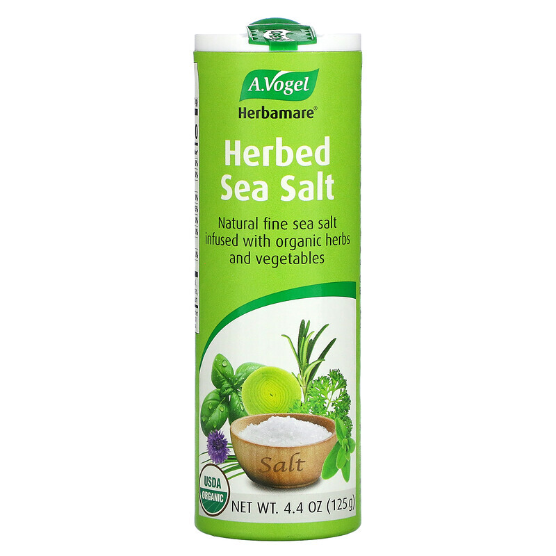 A Vogel, Морская соль с травами, 125 г (4,4 унции)