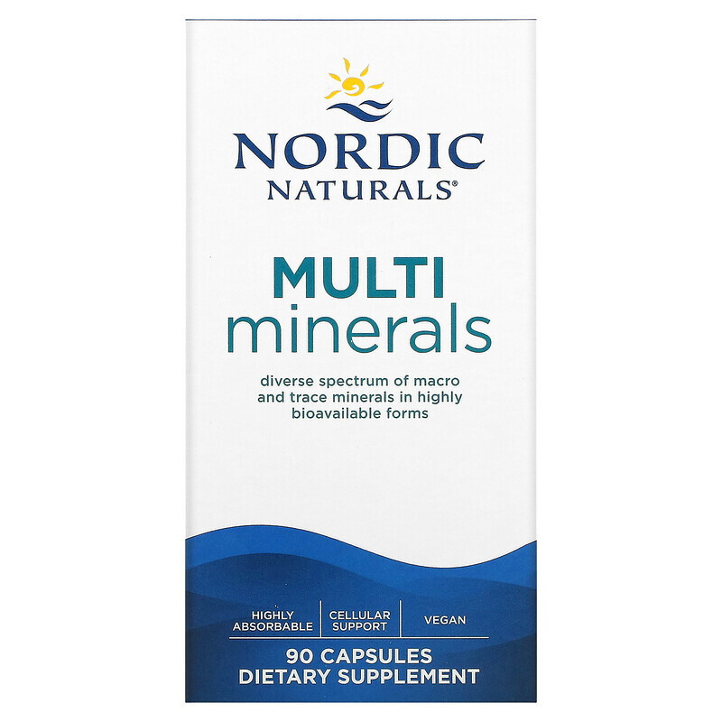 Nordic Naturals, Multi Minerals, 90 капсул