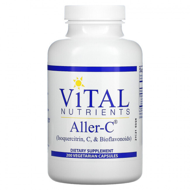 

Vital Nutrients, Aller-C, 200 вегетарианских капсул