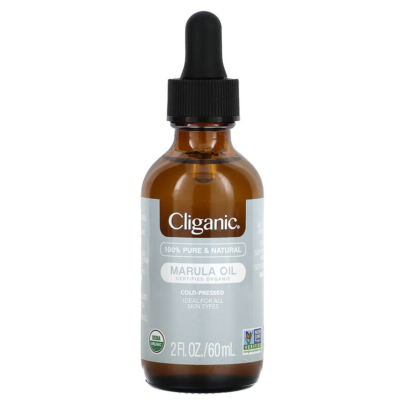 

Cliganic, 100% чистое и натуральное, маруловое масло, 60 мл (2 жидк. Унции)