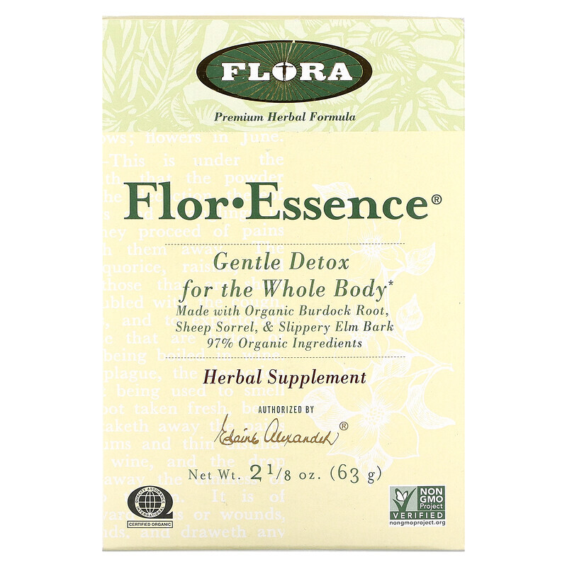 

Flora, Flor Essence, мягкий детокс для всего тела, 63 г (2 1/8 унции)