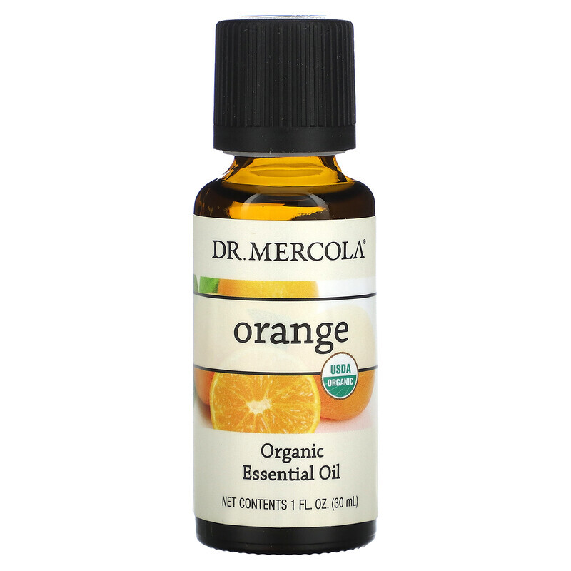 

Dr. Mercola, Organic Essential Oil, Orange, 1 fl oz (30 ml )