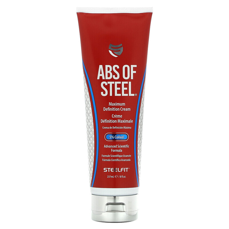 

SteelFit, Abs of Steel, Maximum Definition Cream, 8 fl oz (237 ml)