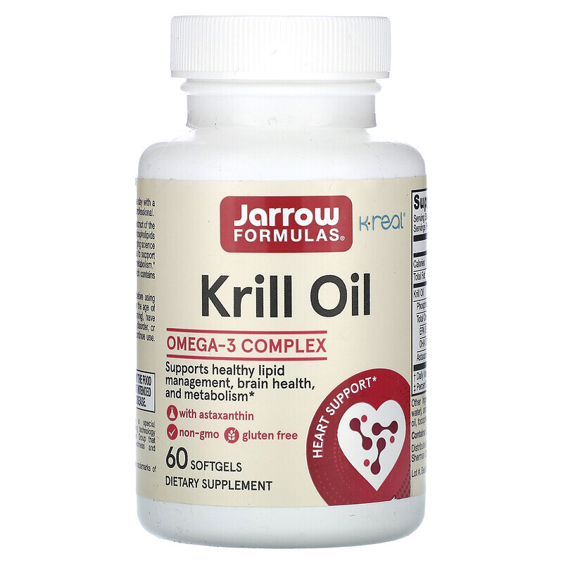 

Jarrow Formulas, масло криля, 60 капсул