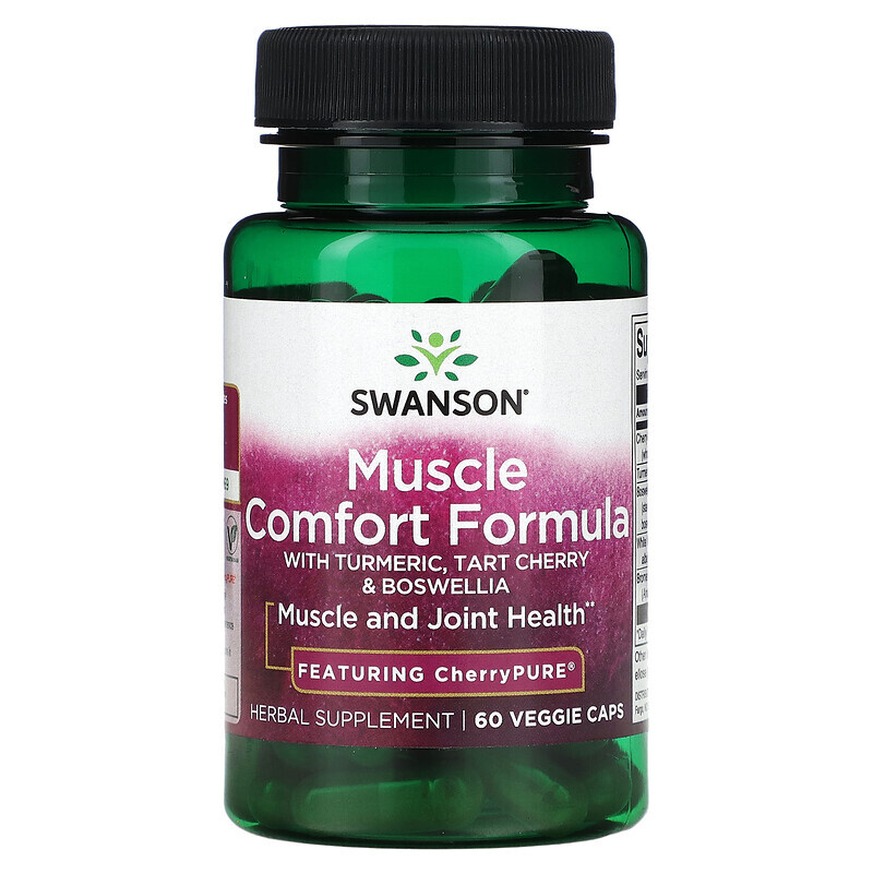 

Swanson, Muscle Comfort Formula, 60 pflanzliche Kapseln