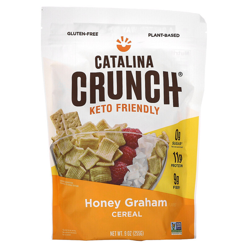 Catalina Crunch, Keto Friendly Cereal, Honey Graham, 255 г (9 унций)