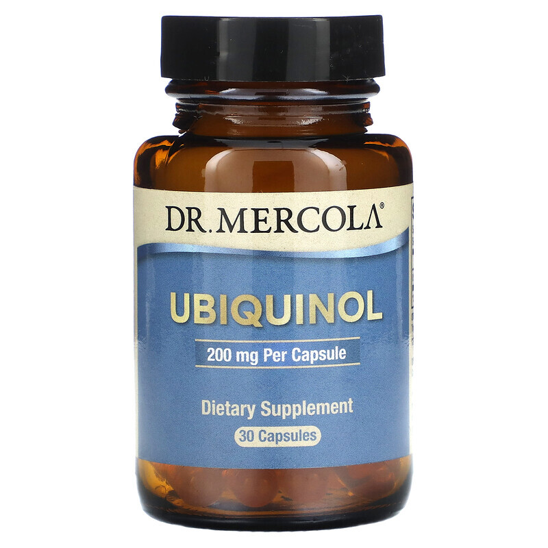 

Dr. Mercola, Ubiquinol, 200 mg, 30 Capsules