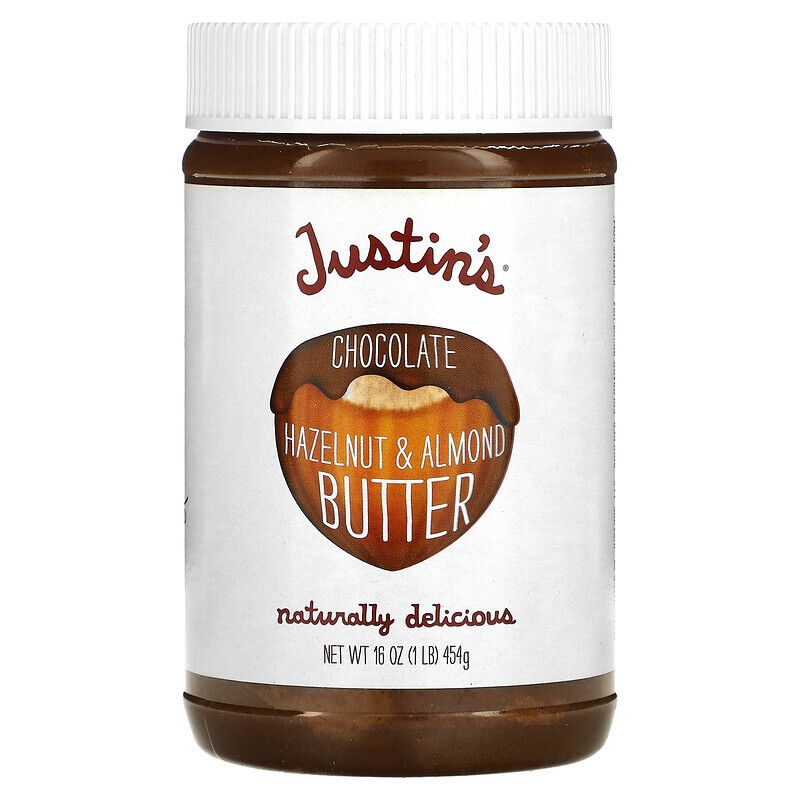 

Justin's Nut Butter, Фундуковое масло с шоколадом, 16 унций (454 г)