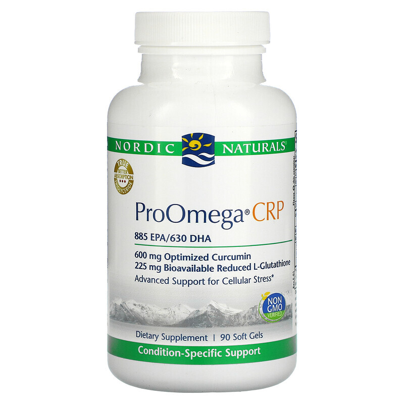 

Nordic Naturals, ProOmega CRP, 1,250 мг, 90 мягких таблеток