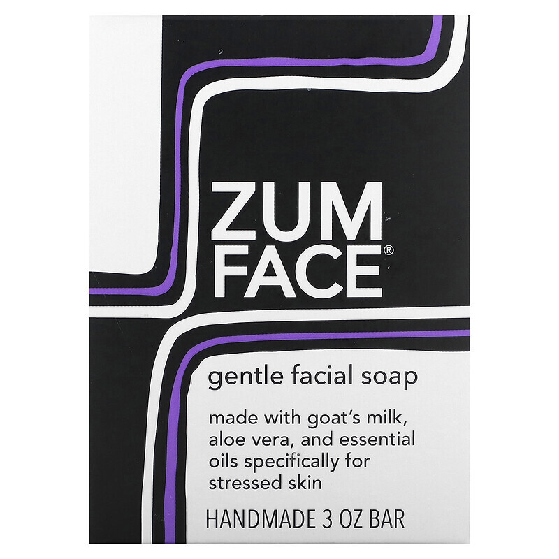 

ZUM, Zum Face, Gentle Facial Bar Soap, 3 oz