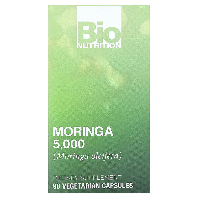 

Bio Nutrition, Moringa Super Food, 5000 мг, 90 растительных капсул